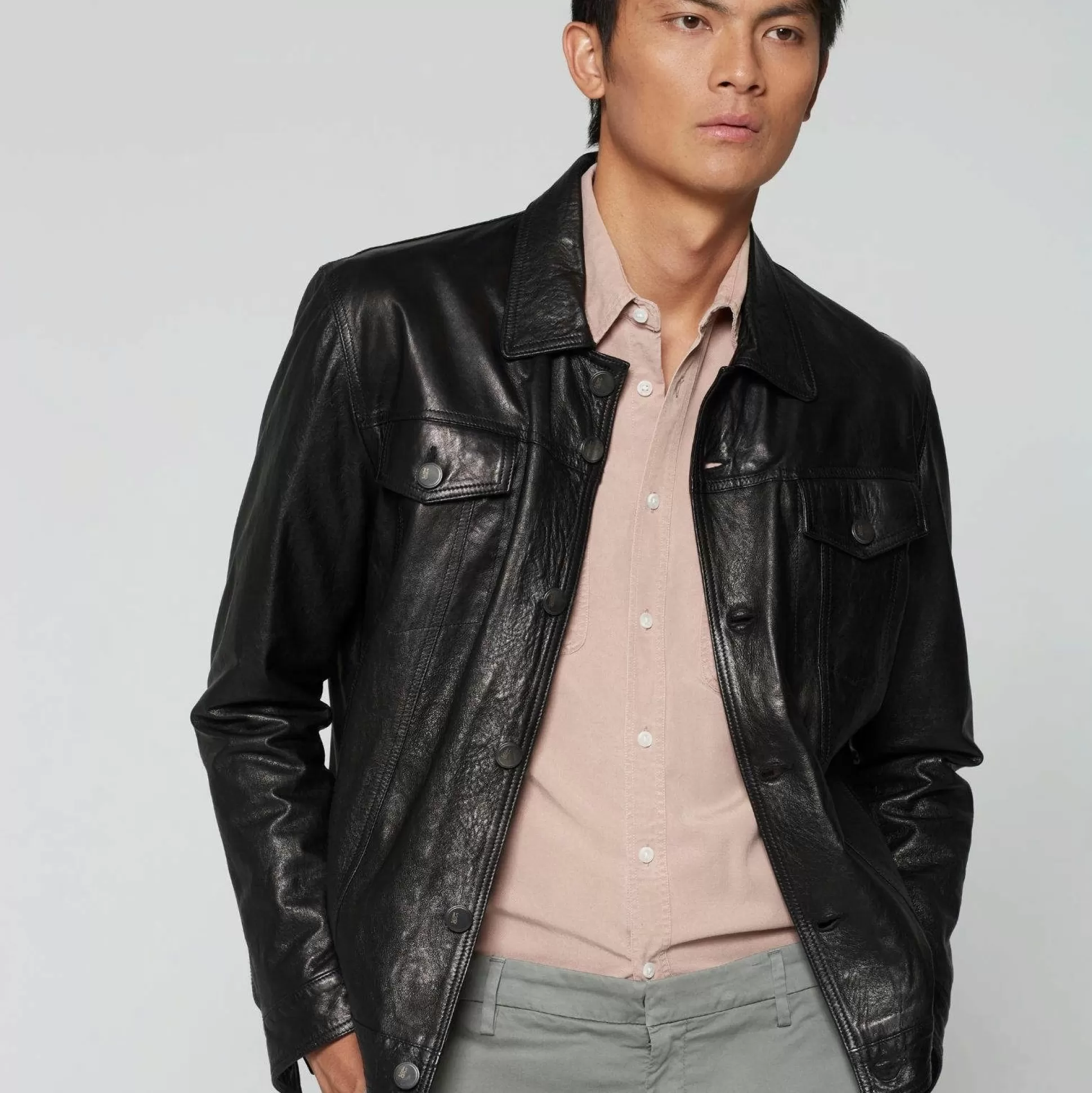 Clearance A.S.98 Leather Jacket Bruce