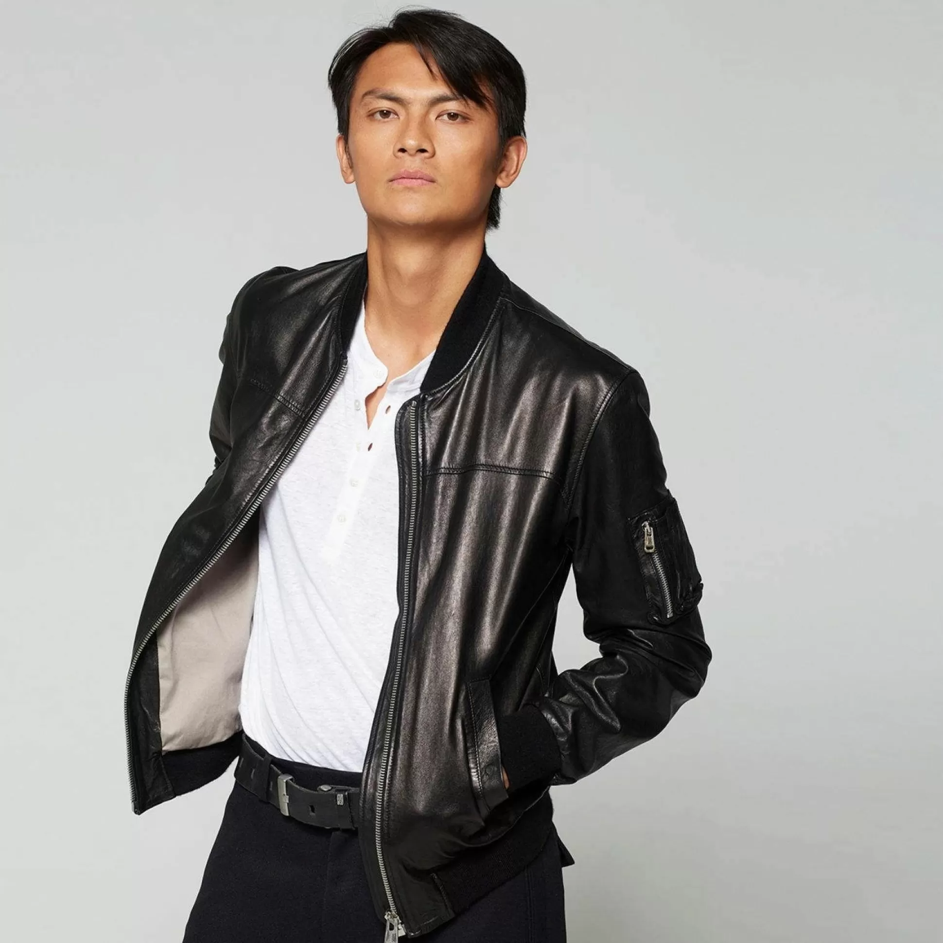 Best Sale A.S.98 Leather Jacket James